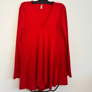 Vintage Red Last Tango Blouse Size M/L
